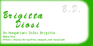 brigitta diosi business card